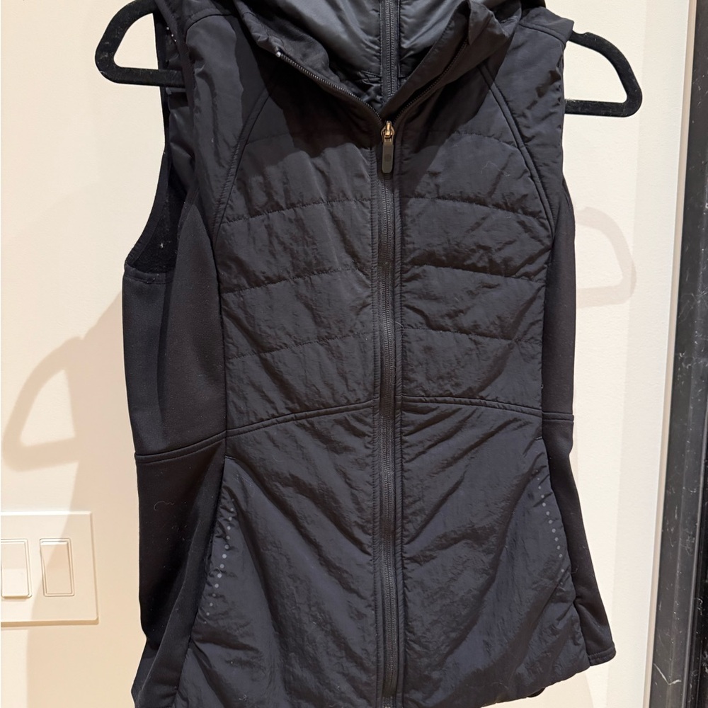 Lululemon Athletica Black Hooded Vest
